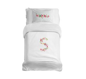 Cubreplumón transición Letras Vintage S blanco