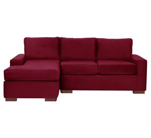 Sofá seccional 3 cuerpos Livorno rojo