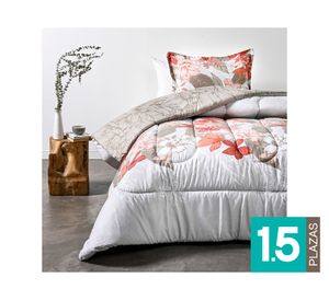 Plumón 1.5 plazas Estampado amaranta