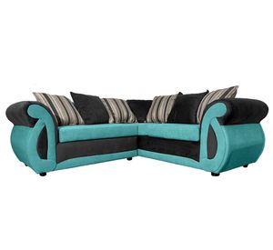 Sofá seccional 3 cuerpos Dominga turquesa