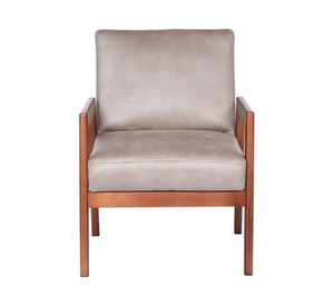 Sitial Frankfurt cuero gris Latam Home