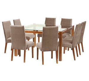 Comedor 8 sillas Barcelona beige Latam Home