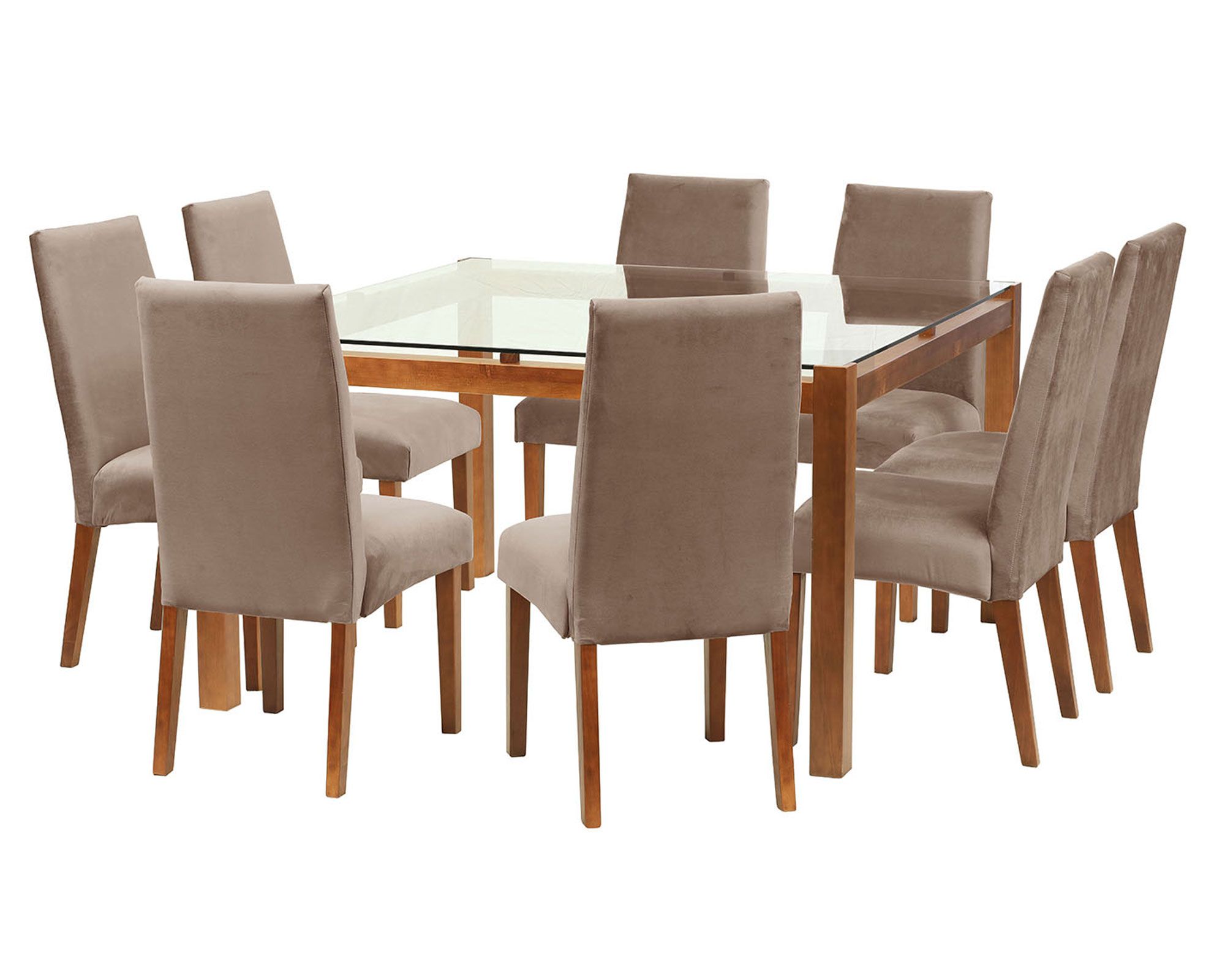 Comedor 8 sillas Barcelona beige Latam Home