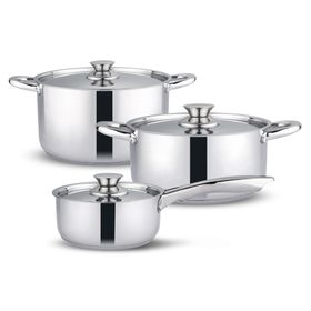 Batería de cocina 410-6SS Acero Inoxidable 6 piezas
