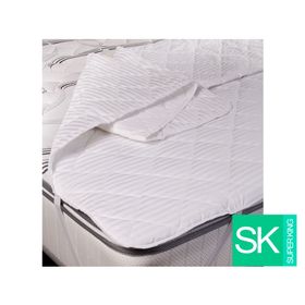 Cubre Colchón Súper King blanco