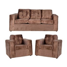 Juego de living 5 cuerpos Nize café