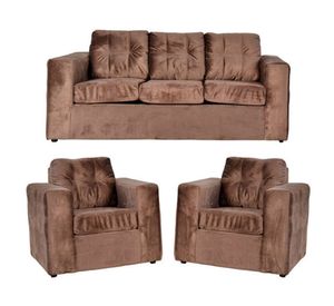 Juego de living 5 cuerpos Nize café