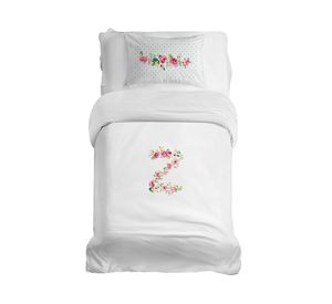 Cubreplumón transición Letras Vintage Z blanco