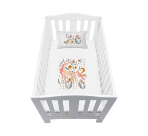 Cubreplumón cuna Unicornio blanco