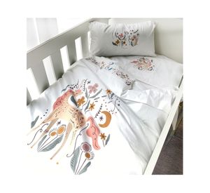 Cubreplumón cuna Unicornio blanco