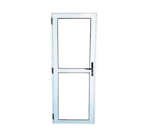 Puerta Interior Vidriada Aluminio 70x200 cm Blanca AM-35 Mundo Glass
