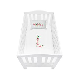 Funda de plumón Letras vintage L blanco cuna