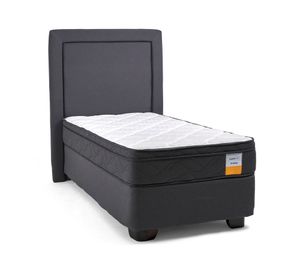 Cama americana 1 plaza Eurotop x190 cm + respaldo Drimkip