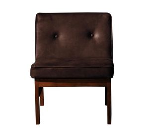 Sitial cuero 1 cuerpo Colonia café