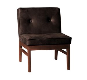 Sitial cuero 1 cuerpo Colonia café