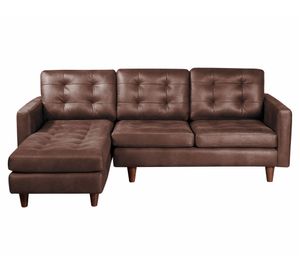 Sofá chaise izquierdo Nápoles café Latam Home