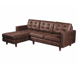 Sofá chaise izquierdo Nápoles café Latam Home