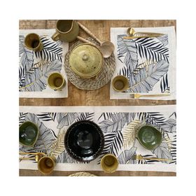 Camino mesa impermeable Tropical 150x36 cm