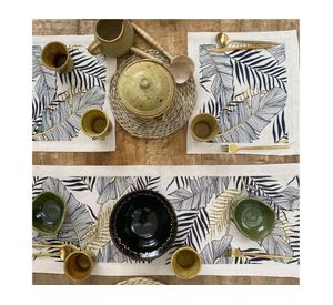 Camino mesa impermeable Tropical 150x36 cm