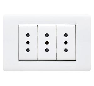 Toma corriente triple clasic blanca mod blanco Schneider