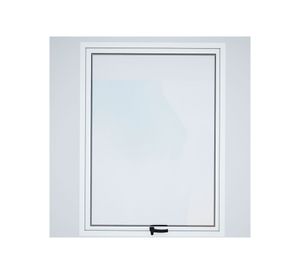 Ventana Aluminio 80x120 cm Termopanel Proyectante Blanca Mundo Glass