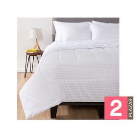 Plumón Reversible blanco 2 plazas