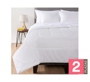 Plumón Reversible blanco 2 plazas