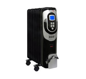 Calefactor oleoeléctrico 2000W EEO-2200DNG negro Sindelen