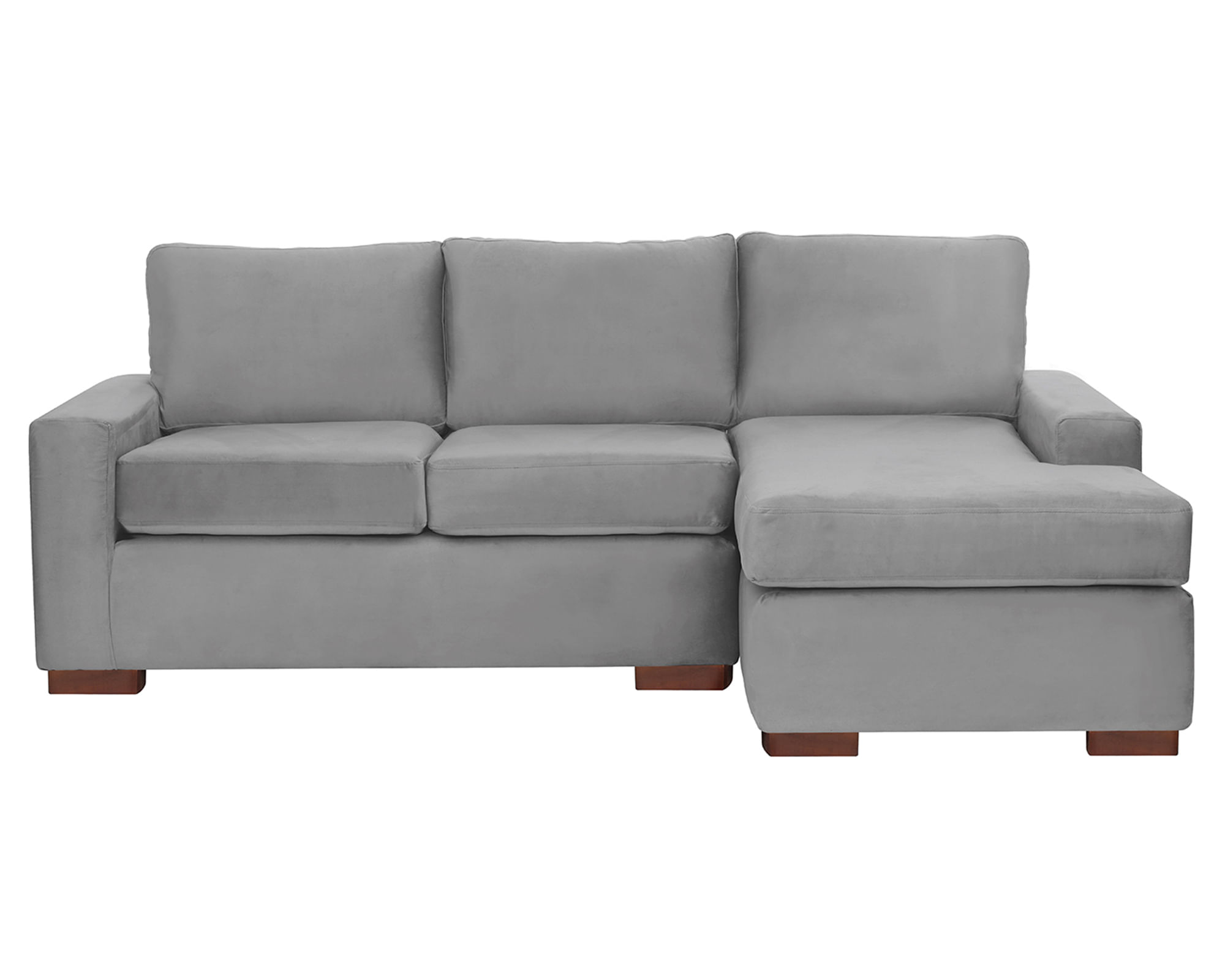 Latam Home Sofá seccional 3 cuerpos Livorno gris