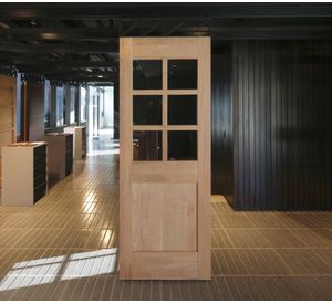 Puerta de lenga Ancona madera cm natural