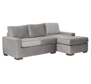 Sofá seccional 3 cuerpos Livorno gris