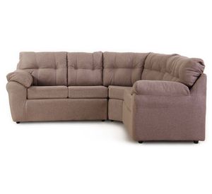 Sofá modular 5 cuerpos Roma tela café