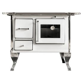 Cocina a leña Villarica 70 blanca