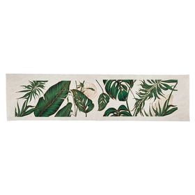 Camino de mesa Philodendro crudo linet 150x36 cm