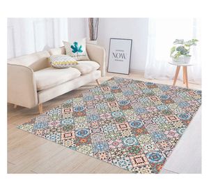 Alfombra 140x220 cm Baldosa Niza multicolor