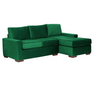 Sofá seccional 3 cuerpos Livorno verde