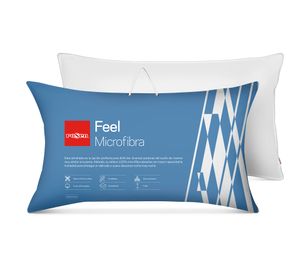Almohada microfibra 50x90 cm Feel blanco