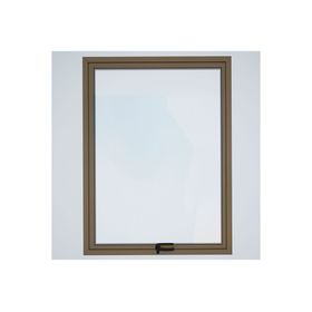 Ventana Aluminio 70x100 cm Termopanel Proyectante Titanio Mundo Glass