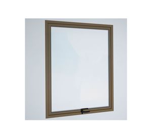 Ventana Aluminio 70x100 cm Termopanel Proyectante Titanio Mundo Glass