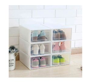 Caja organizadora zapatos 21JXP722 blanco