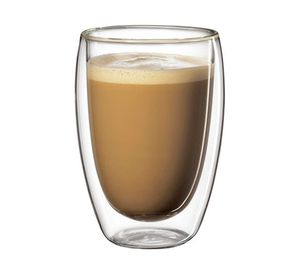 Set 2 Mug 400 ml Borosilicato transparente