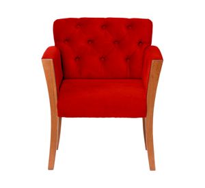 Sitial velvet 1 cuerpo Kiel rojo