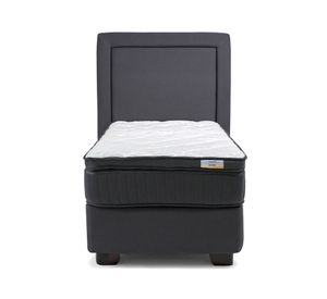 Cama americana 1 plaza Hybrido + respaldo Drimkip