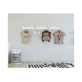 Perchero locomotora blanco 4 ganchos Ducasse