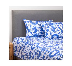 Plumón Mexico reversible diseño azul 2 plazas