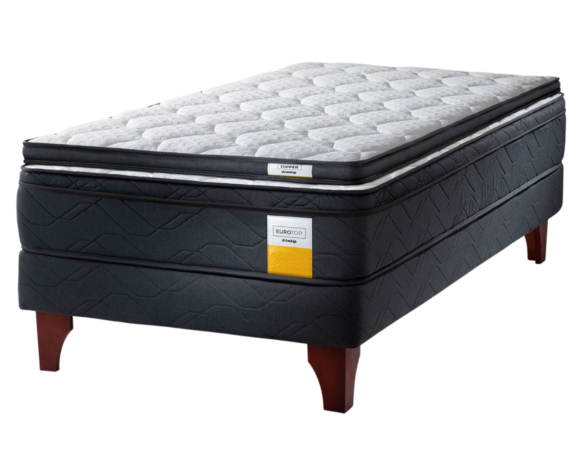Drimkip Cama europea Eurotop 1.5 plazas plus + topper