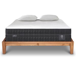 Cama europea Oak King Lux + 2 almohadas viscoelásticas Cic