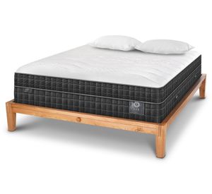 Cama europea Oak King Lux + 2 almohadas viscoelásticas Cic
