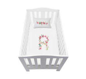 Cubreplumón pack Letras Vintage R blanco