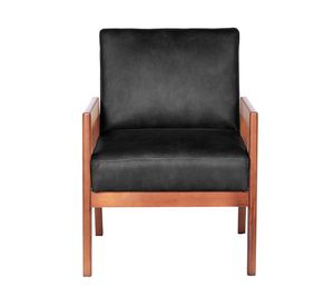 Sitial Frankfurt cuero negro Latam Home